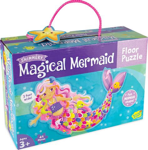 Magical mermaid floor puzze
